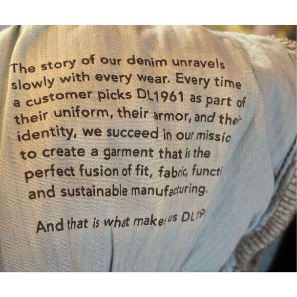 DL1961 Florence Skinny Jean in Azure NWT Size 24W - Picture 10 of 12